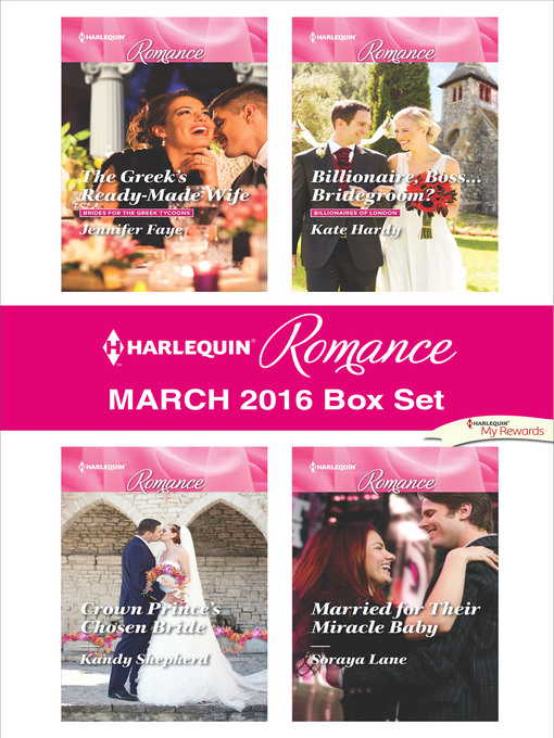 Title details for Harlequin Romance March 2016 Box Set by Jennifer Faye - Available